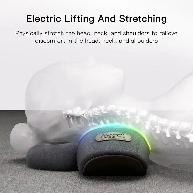 💆‍♂️ Electric Neck Massager Pillow – Heated Cervical Support with Vibration
