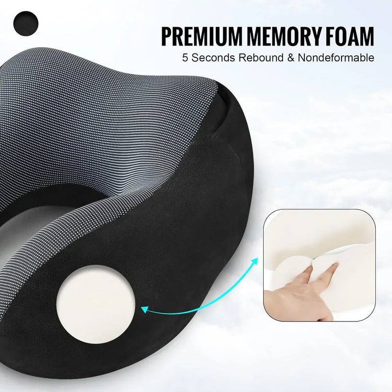 Travel Pillow - Neck Pillow with Hood