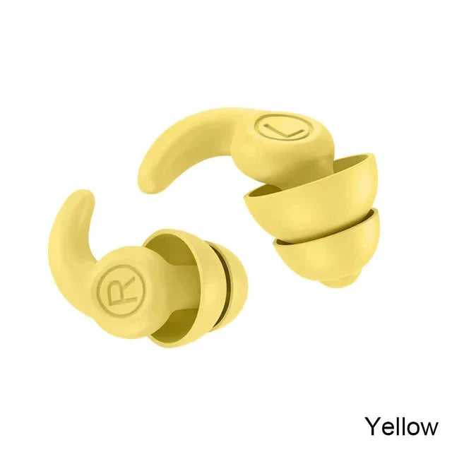 🔇 Anti-Noise Silicone Earplugs