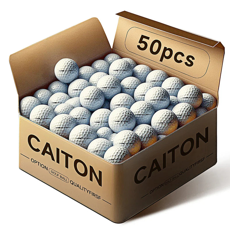 50 Pack Golf Balls Max Distance Spin Control
