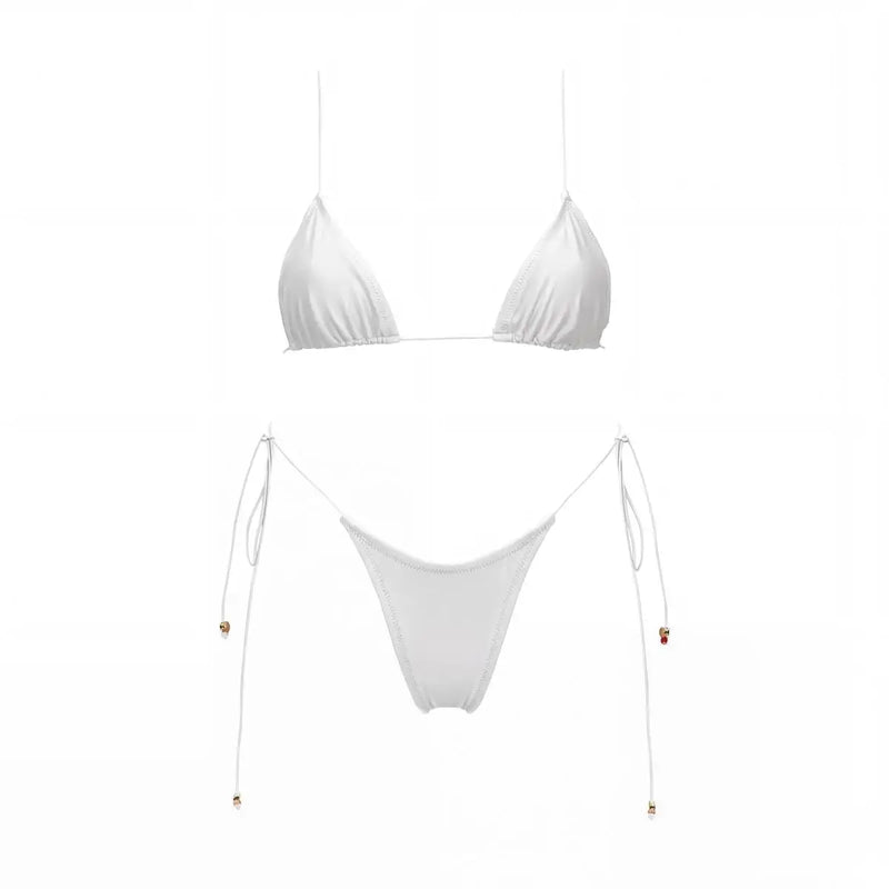 3Pcs Micro Bikini with Cover Up Women Swimsuit Sexy Bikinis Bandeau Biquini Female Swimwear Mesh Dress Bathing Suits Beachwear