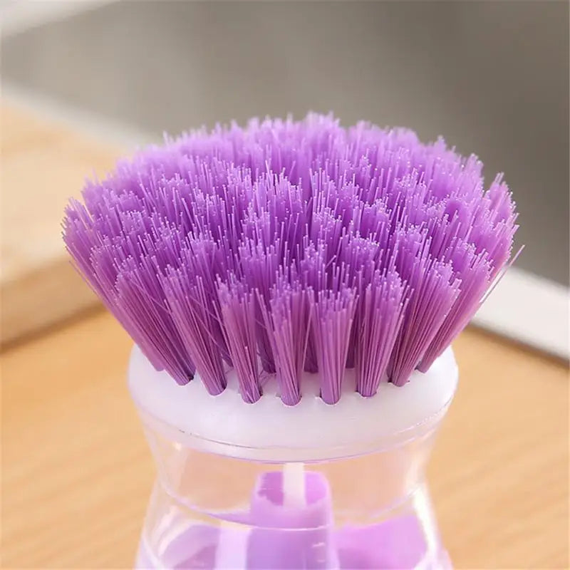 EasyClean Duo Brush Soap & Scrub in One Kitchen Soap Dispensing Cleaning Brush