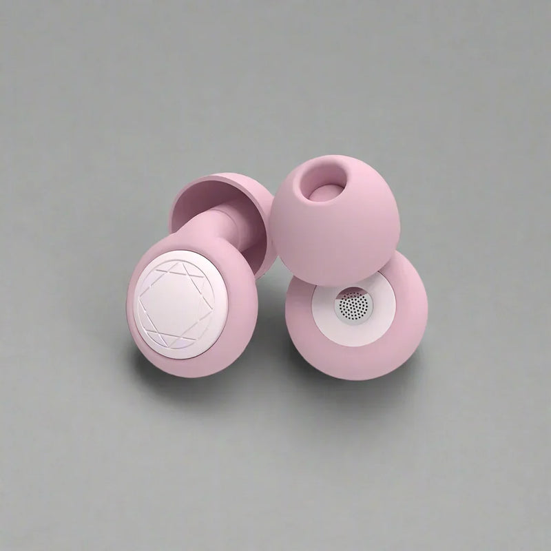 🛏️ Silicone Sleep Ear Plugs – Waterproof, Noise Reduction