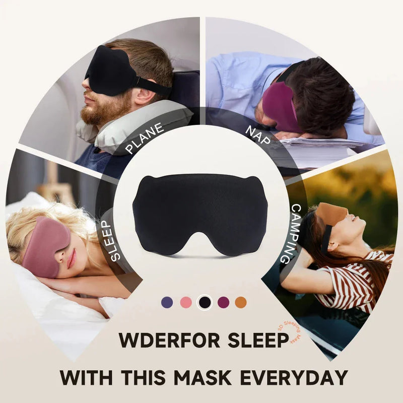 3D Contoured Sleep Mask
