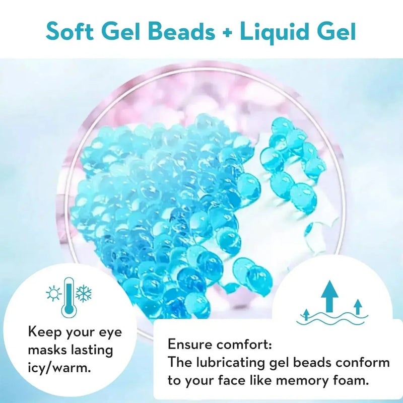 Cooling Eye Mask – PVC Hot & Cold Gel Beads Compress