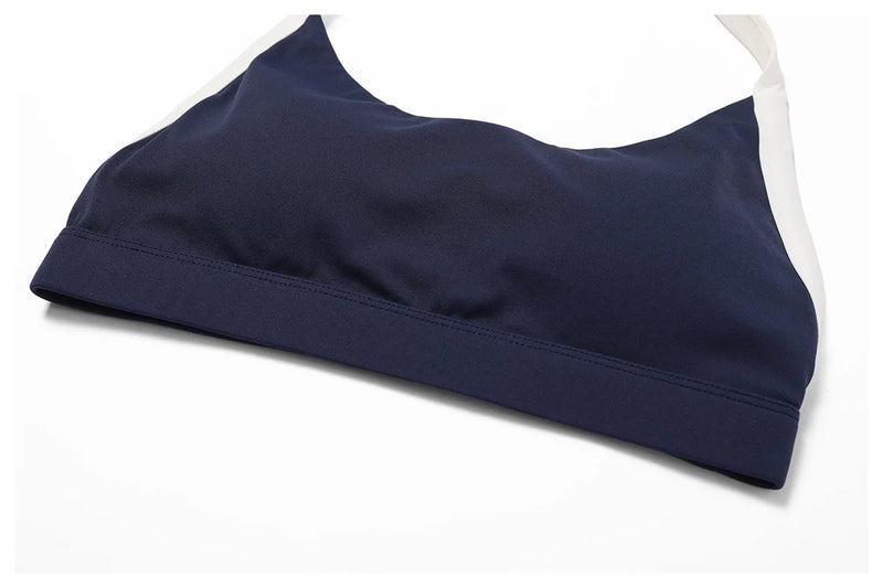 Women's Neck Hanging Back Beauty Yoga Bra Quick Drying Sports Underwear Gym Push Up Workout High-intensity Running Fitness Vest