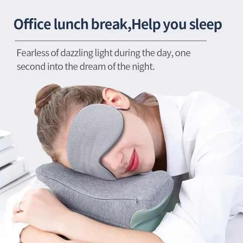 Silk Cotton Padded Eye Mask | Full Cover Light Block