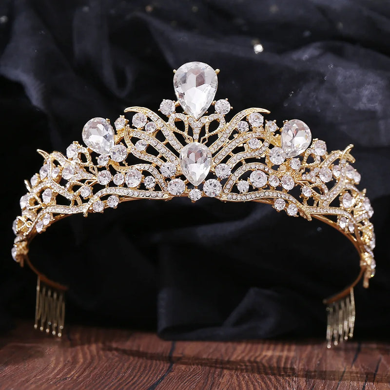 Bridal Luxury Crystal Tiara For Women