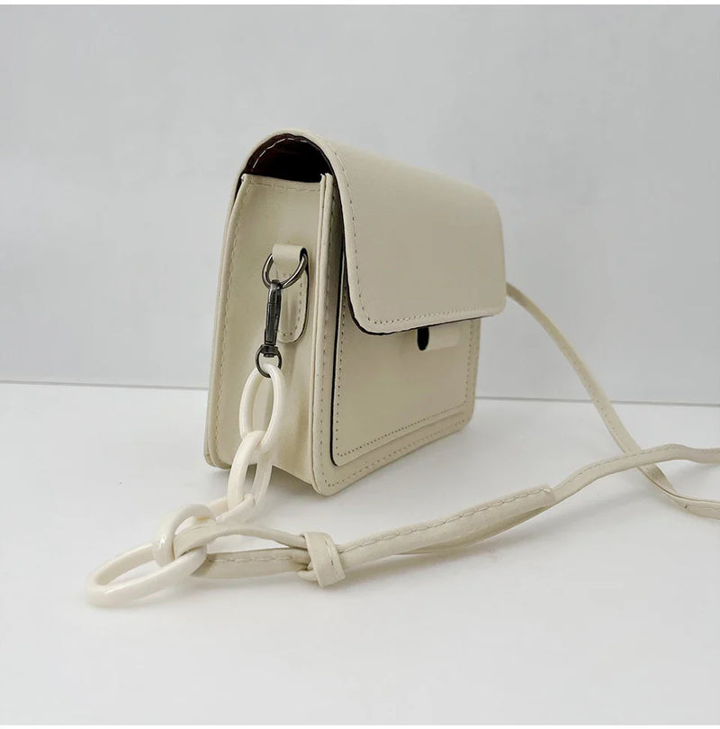 Fashion Brand Women's Small Crossbody Bag | Lightweight PU Leather Messenger Bag (Flap Handbag Purse, Summer Travel Bag for Female)