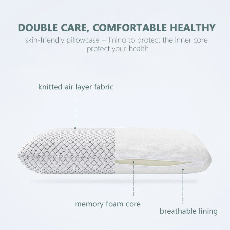 Bamboo Fiber Memory Foam Pillow