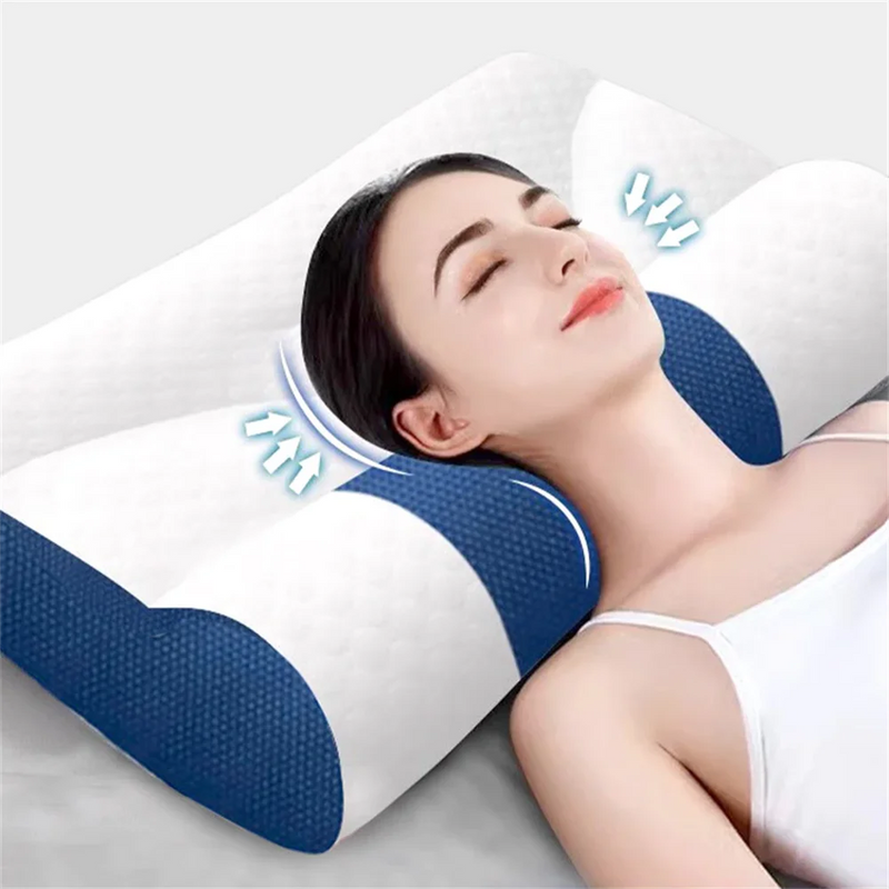 Ergonomic Goose Down Pillow for Cervical Support
