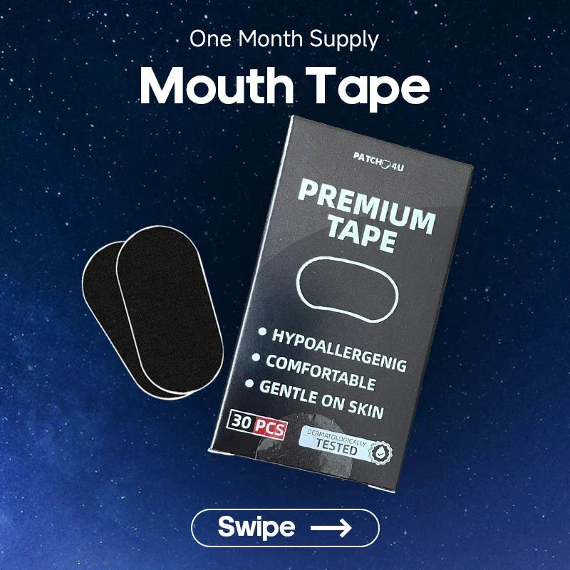 Mouth Tape for Sleeping - Comfort & Hypoallergenic Tape for Sensitive Skin