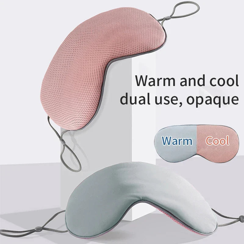 Korean Style Ice Silk Dual-Use Travel Eye Mask