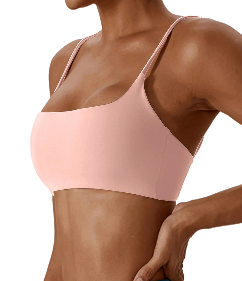 Super soft fabric back cross sports bra fitness top women's high-quality yoga clothes women's fitness running bra fitness yoga b
