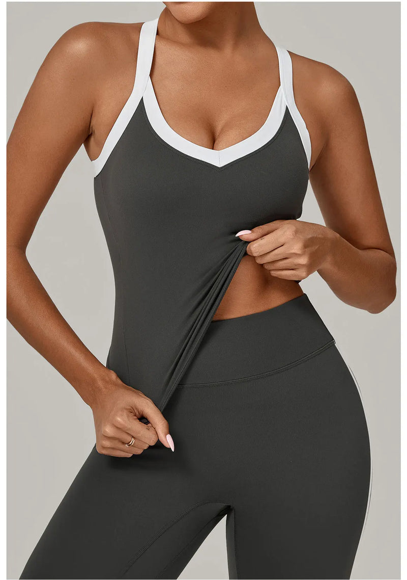 Yoga Sports Underwear Women Breathable Shock Proof Gym Workout Fitness Push Up Top High Support Yoga Running Active Vest Bra