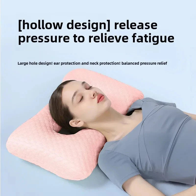 Polyester Cotton Beauty Pillow – Face Care Pillow for Side Sleepers