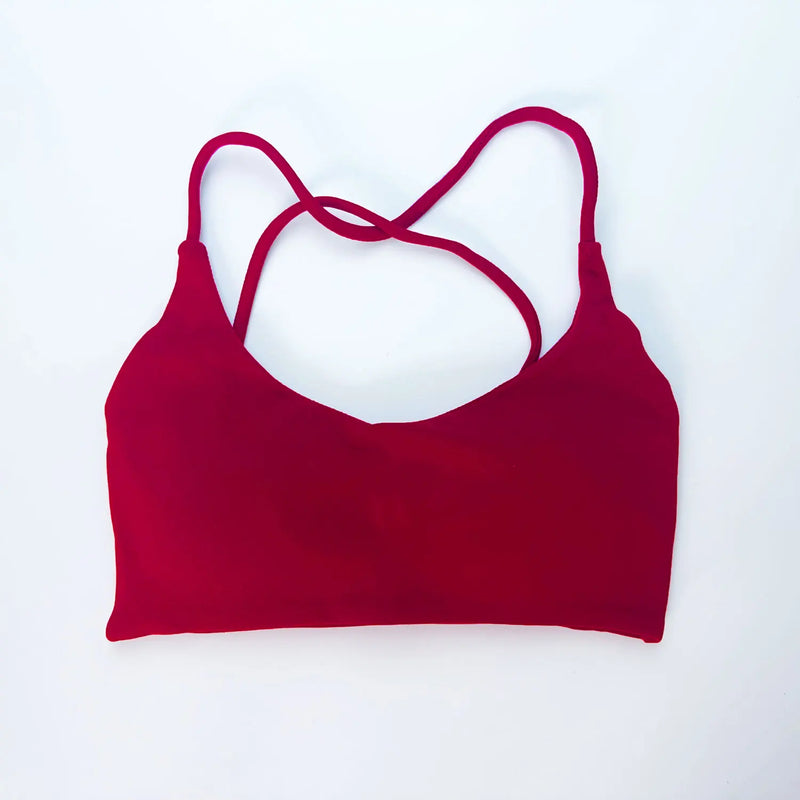 NCLAGEN Twist Back Bra High Support Sports Top Women Gym Wear Workout  Push-up Seamless Yoga Underwear Fitness Running