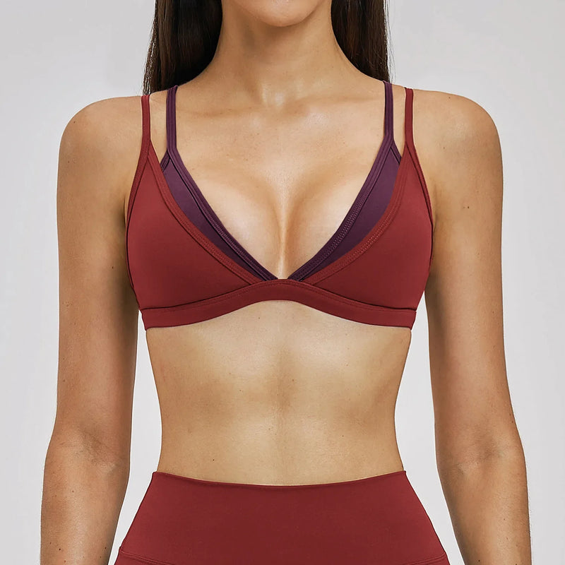 Sexy Sports Bra Women Gym Top Running Backless Yoga Bra Breathable Workout Sport Underwear Women Fitness Bra Push Up Workout Top