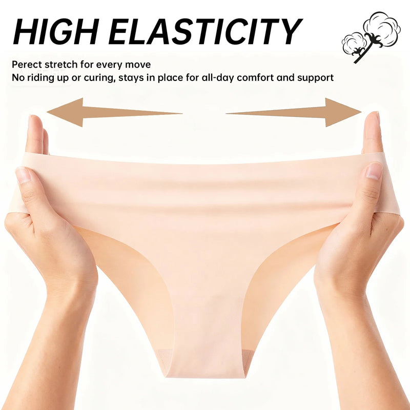 Women Lingerie High Waist Seamless Underwear Breathable Comfort Briefs Soft Thong Women Sexy Panties S-2XL