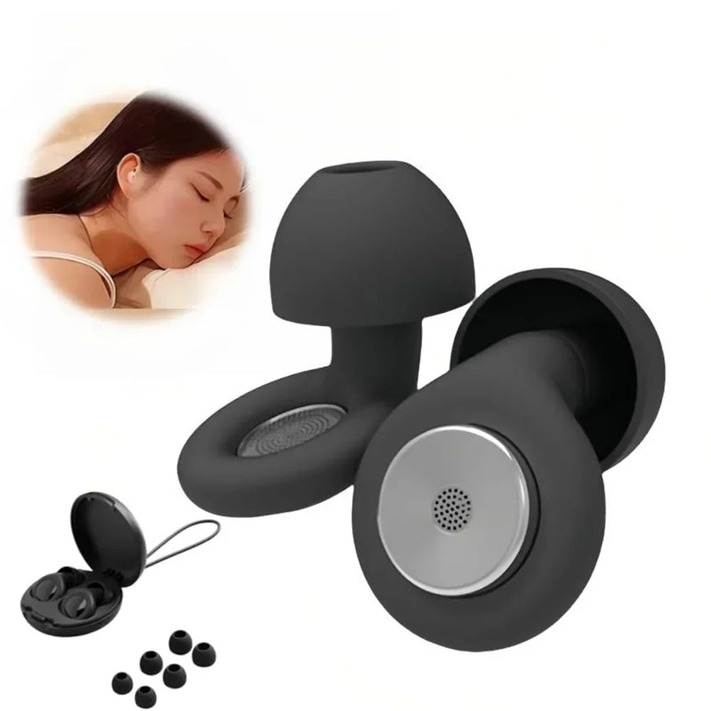 🛏️ Silicone Sleep Ear Plugs – Waterproof, Noise Reduction