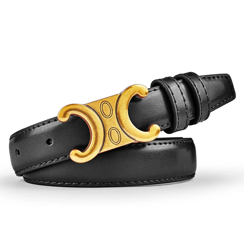 Luxury women's belts fashionable and versatile designer belts retro belts to match dresses and jeans