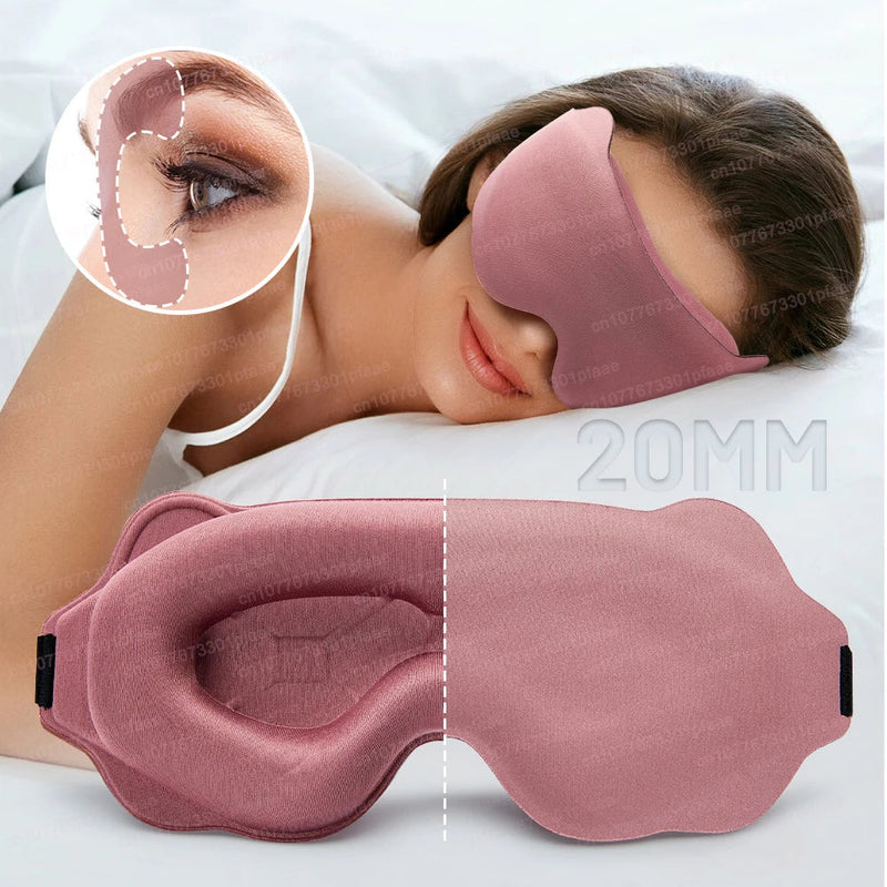 3D Sleep Mask – Memory Foam Eyeshade