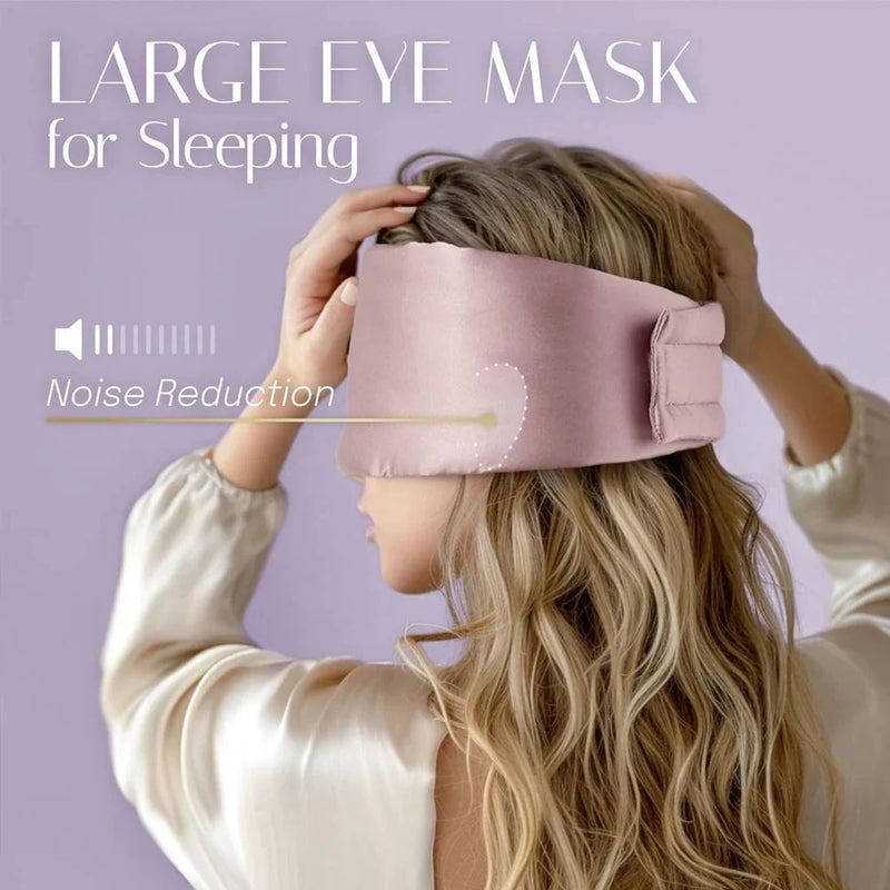 Mulberry Silk Sleeping Mask – Soft Padded Light-Blocking Eye Mask