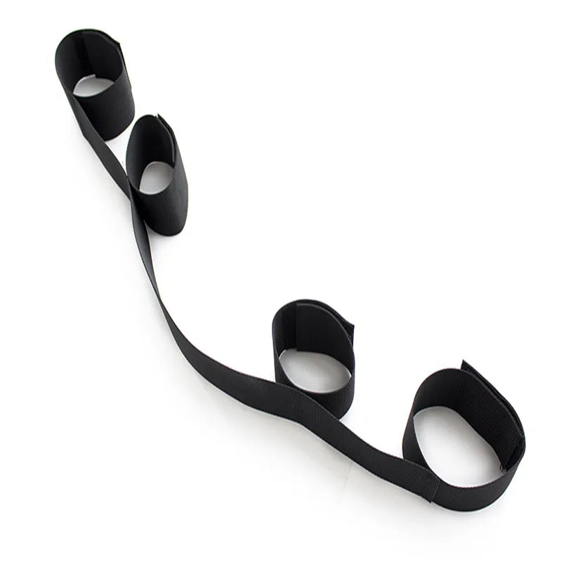 Adult Games BDSM Bondage Set Women Restraints  Adjustable Handcuffs Ankle Straps Fetish No Vibrator Erotic Accessories Sex Shop