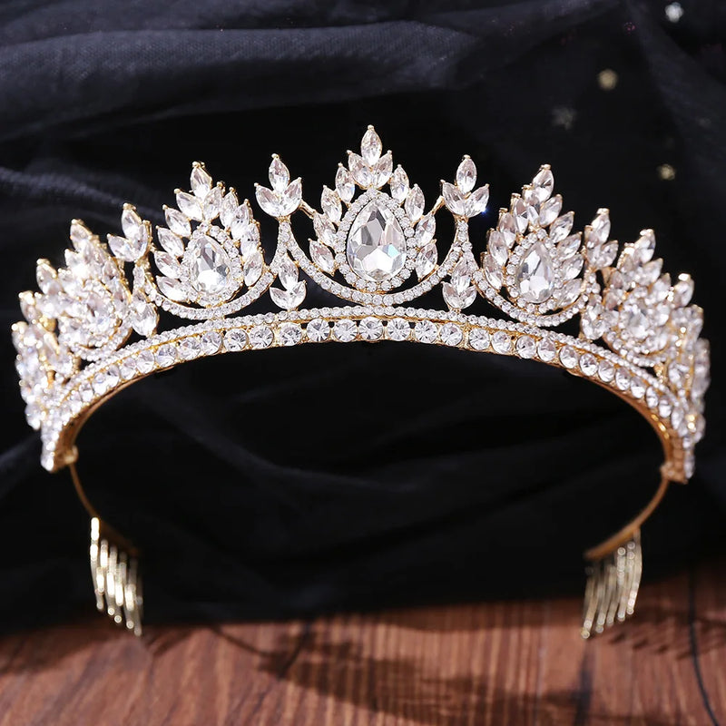 Bridal Luxury Crystal Tiara For Women