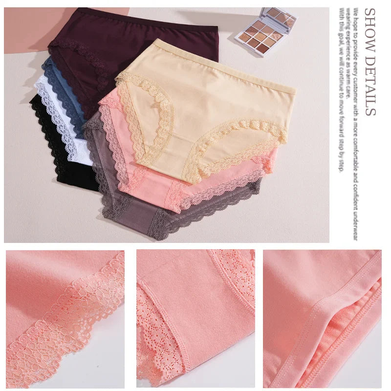 Women's Cotton Briefs Women Seamless Panties Solid Color Breathable Underwear Female Low Waist Soft Lingerie S-XXL
