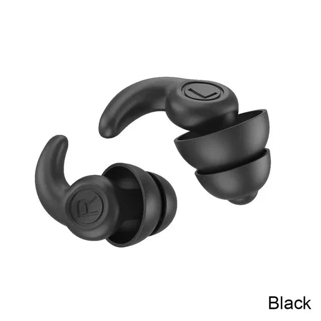 🔇 Anti-Noise Silicone Earplugs