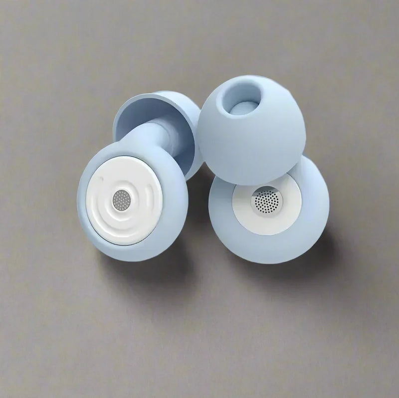 🛏️ Silicone Sleep Ear Plugs – Waterproof, Noise Reduction