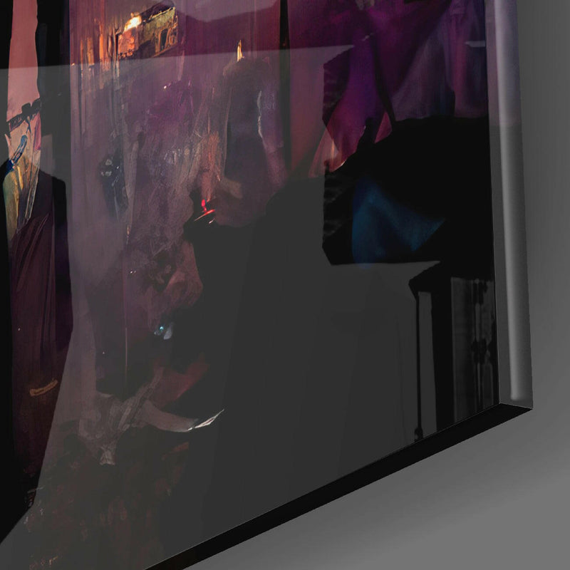 The City was Sad Glass Wall Art  || Designer Collection