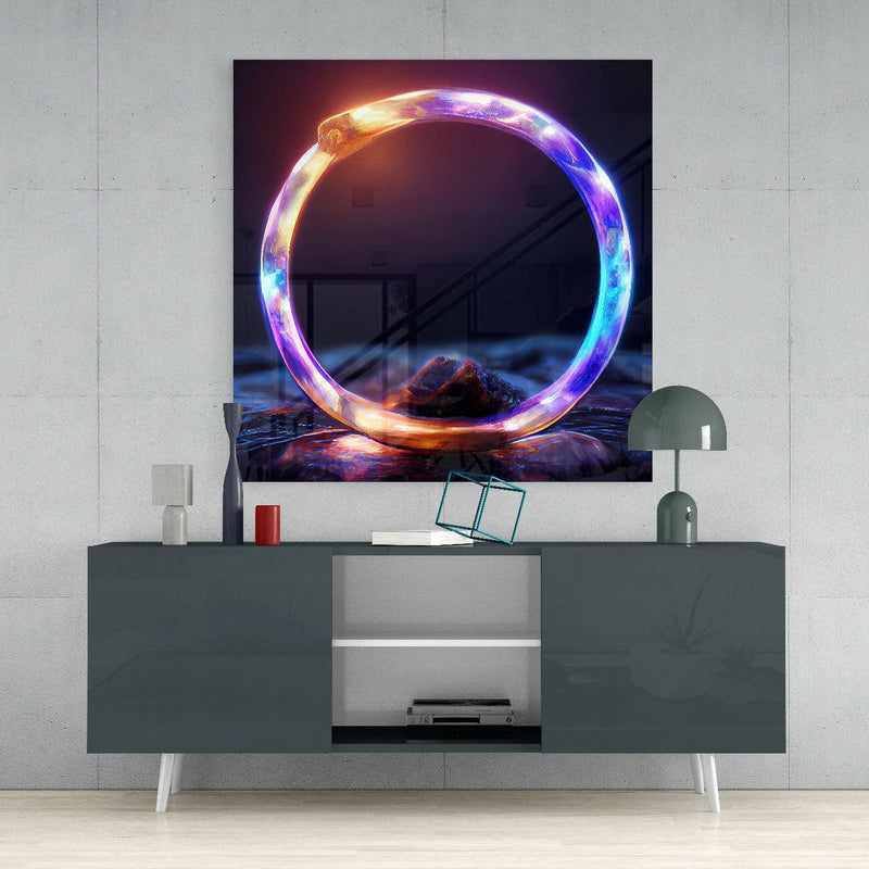The Ring Glass Wall Art  || Designer Collection