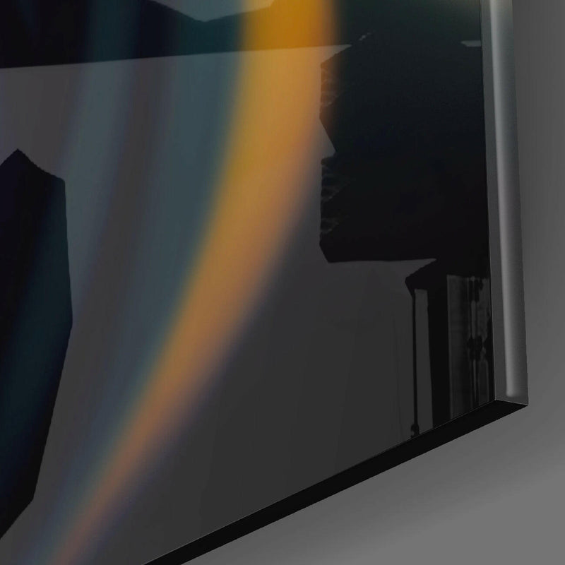 Virtual Life Glass Wall Art  || Designer Collection