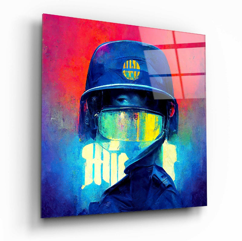 The Guardian Glass Wall Art  || Designer Collection