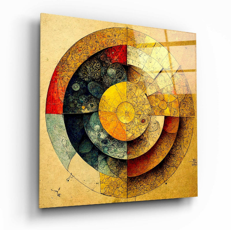 Circles Glass Wall Art  || Designers Collection