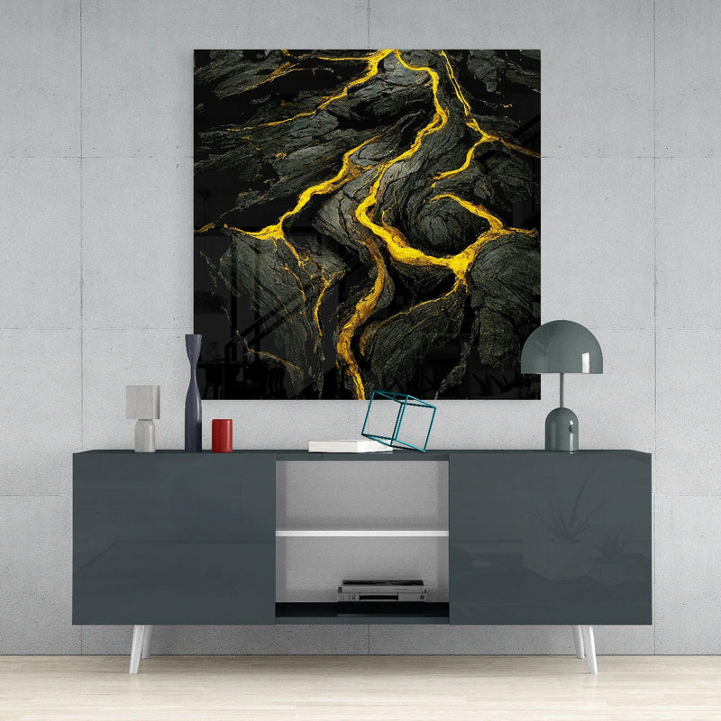 Lava Glass Wall Art  || Designer Collection