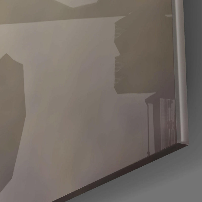 Smoky Skull Glass Wall Art  || Designer Collection