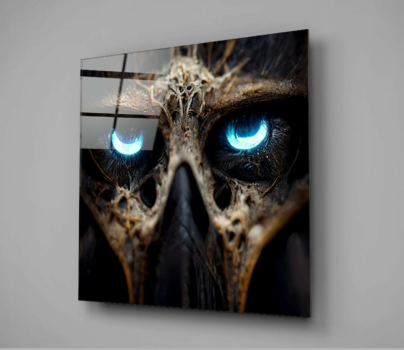 Bravery in The Eyes Glass Wall Art  || Designers Collection