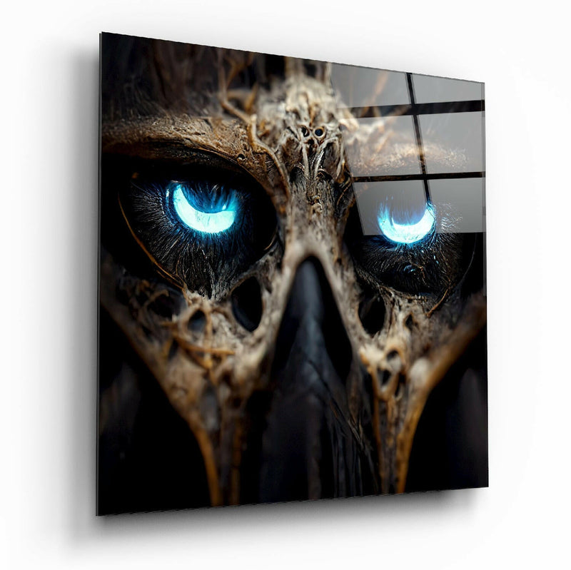 Bravery in The Eyes Glass Wall Art  || Designers Collection