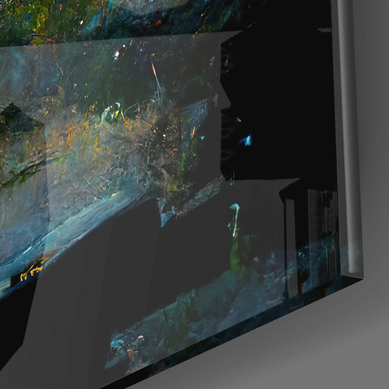 Raining Stars Glass Wall Art  || Designer Collection