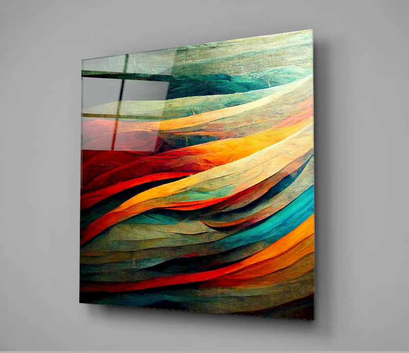 Flow Glass Wall Art  || Designers Collection