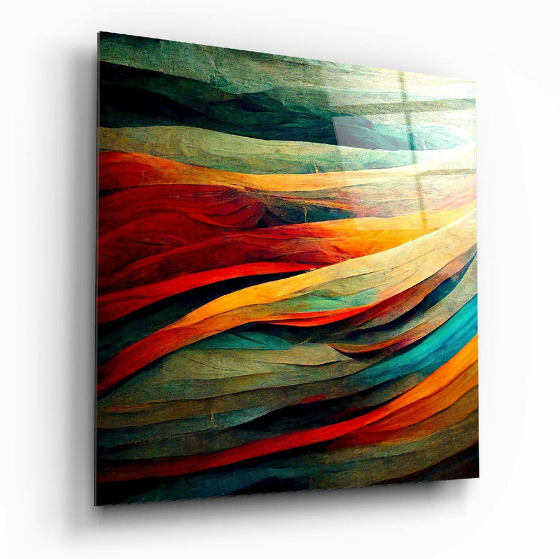 Flow Glass Wall Art  || Designers Collection