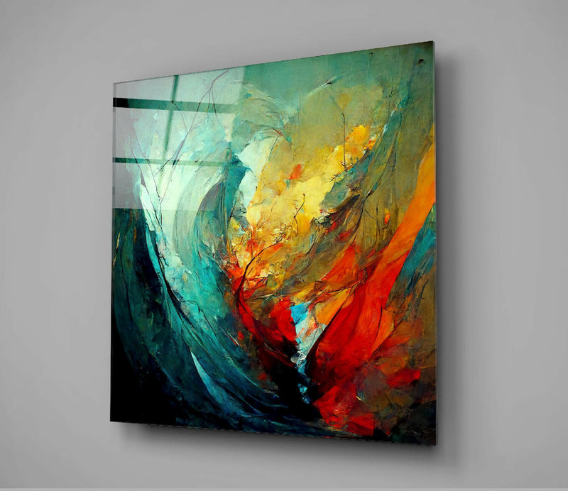 Color Jungle Glass Wall Art  || Designers Collection