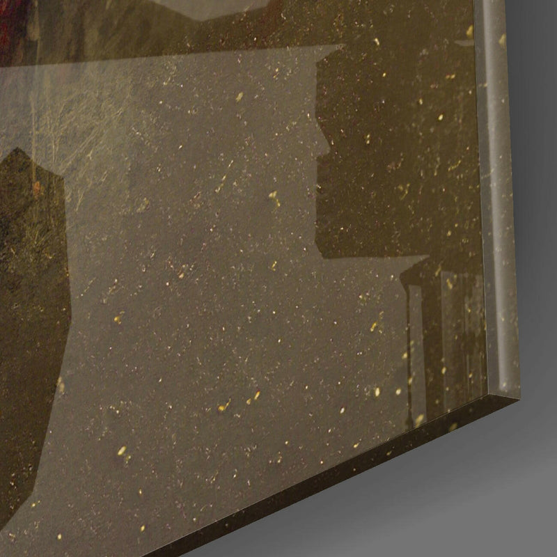 Lion Clown Glass Wall Art  || Designer Collection