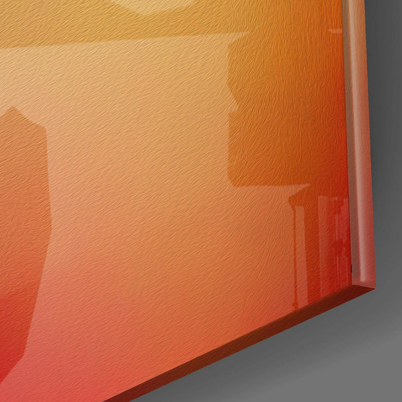 Heart Glass Wall Art  || Designers Collection