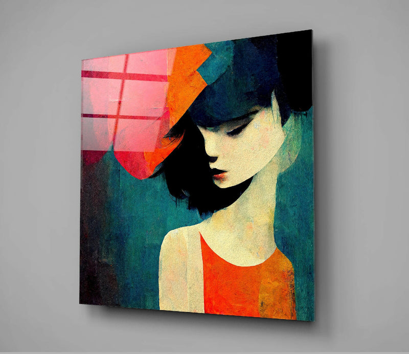 Saddness Glass Wall Art  || Designer Collection