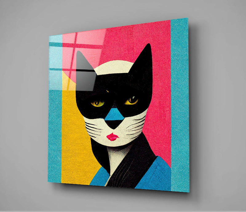 Masked Glass Wall Art  || Designer Collection