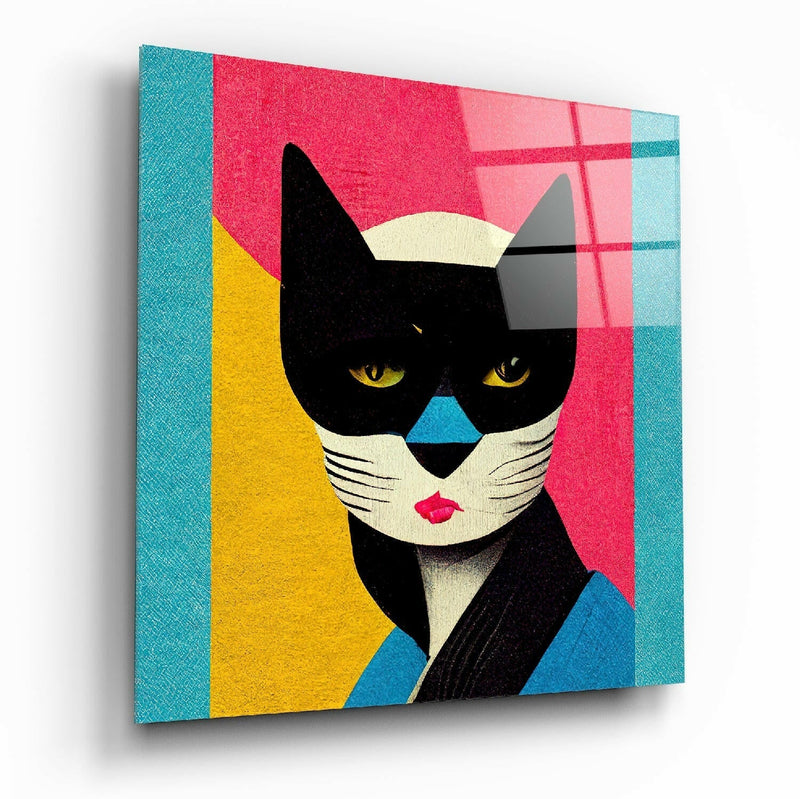 Masked Glass Wall Art  || Designer Collection